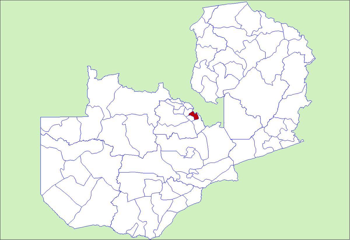 Карта Замбия, ндола 