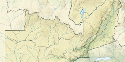 Карта реки Замбии 